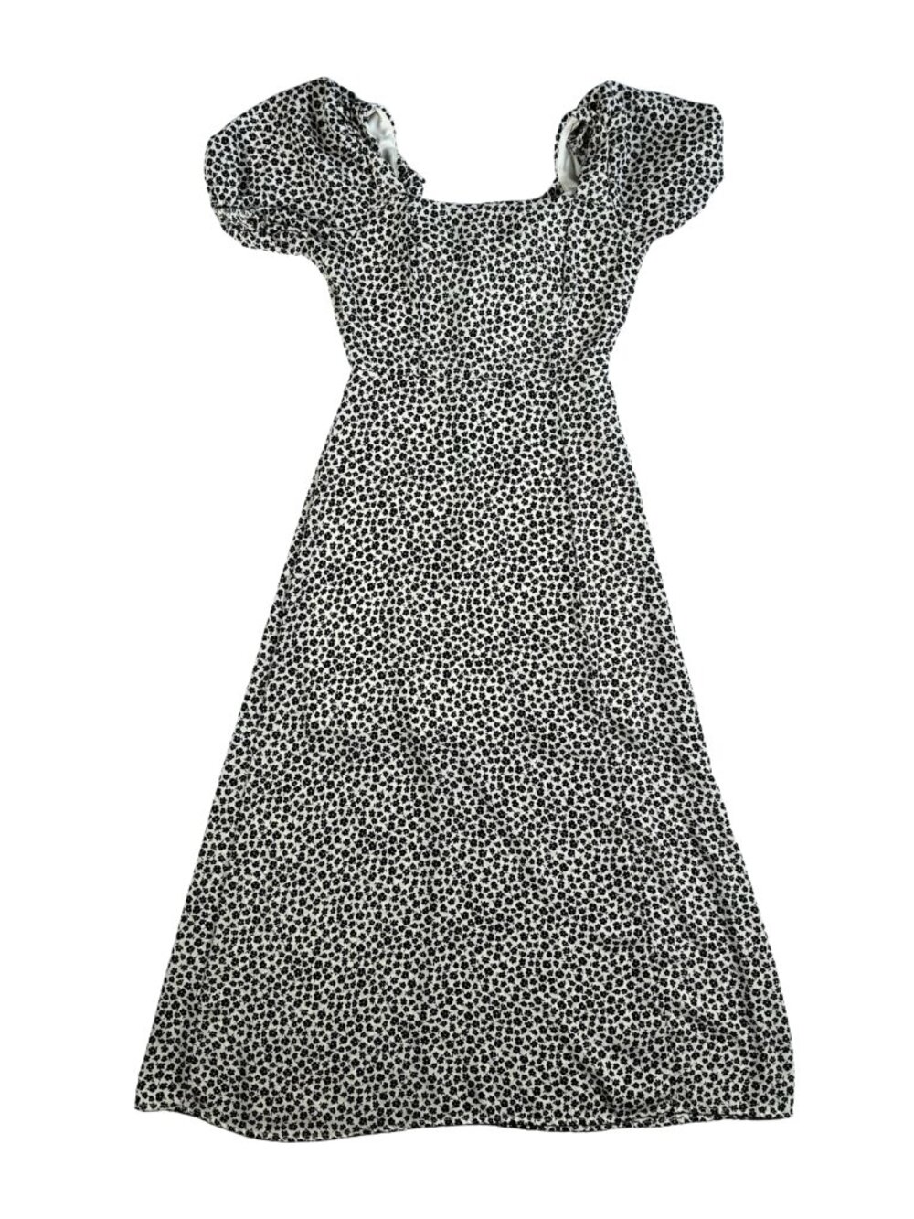 Altar’d State Women’s Size XS Black & White Floral Maxi Dress Sundress